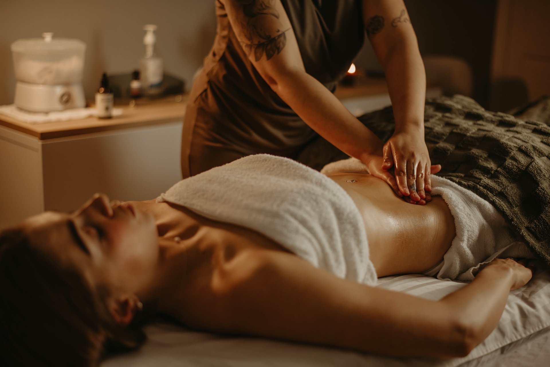 Lymphatic drainage treatment at The Lymph Glow, Cork